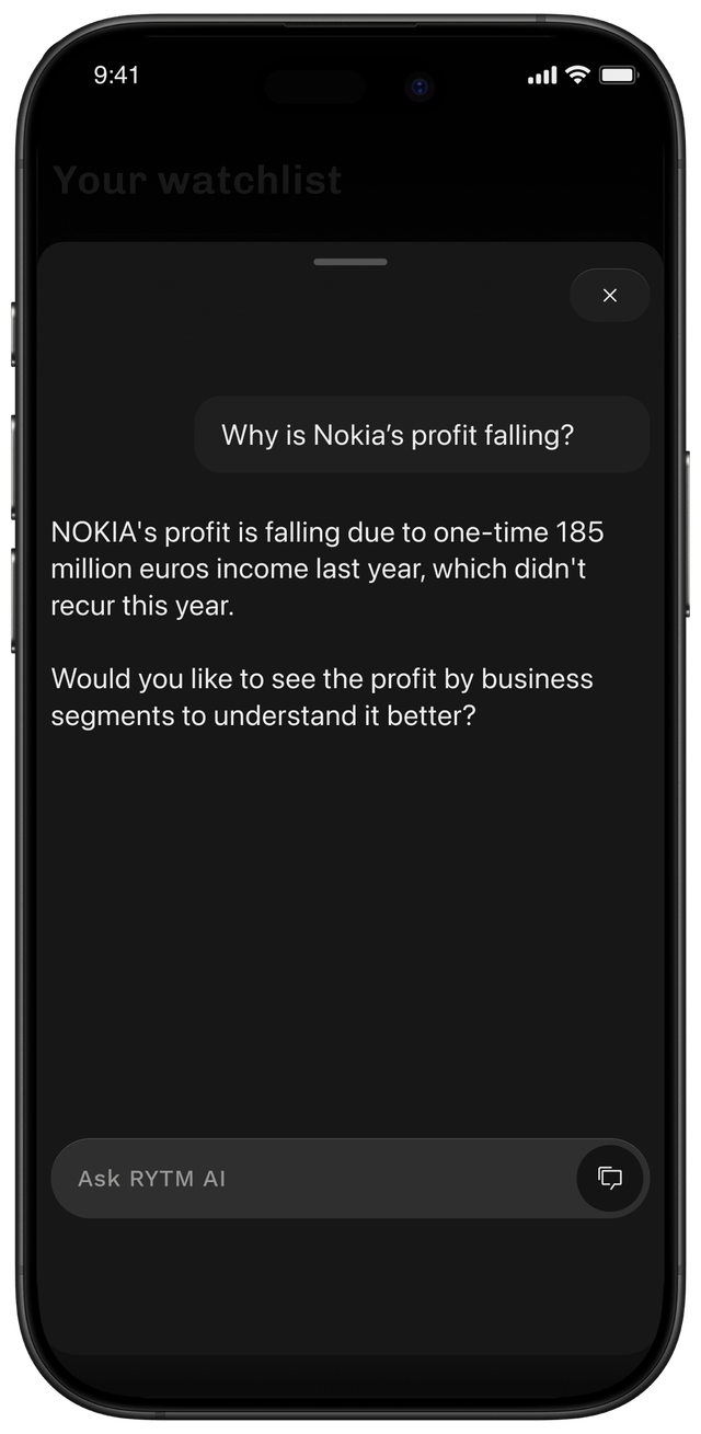 Ask specific questions